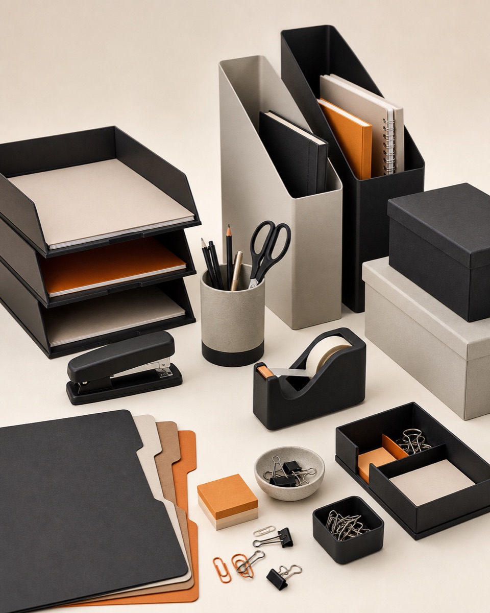 Custom office supplies available for corporate customisation